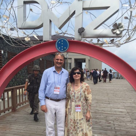 Ambassador and Mrs Amal Nosseir of Egypt visiting DMZ in August 2018