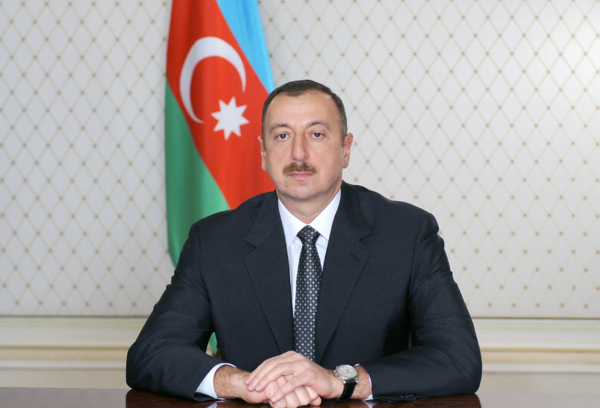 Ilham Aliyev, The Preident of Azerbaijan Republic. Aliyev encouraged the new generation to take part in the election.