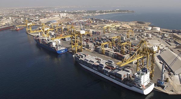Port of Dakar in Senegal