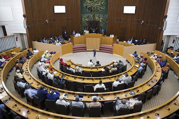 National Assembly of Senegal in session.