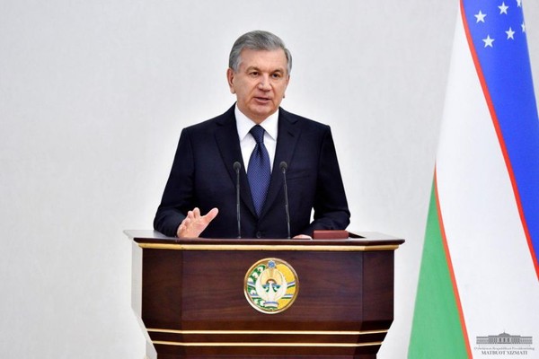 President Shavkat Mirziyoyev of Uzbekistan