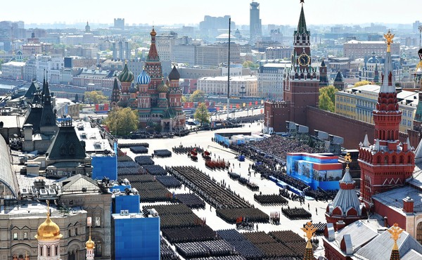 2015 Victory Day parade on Moscow's Red Square.