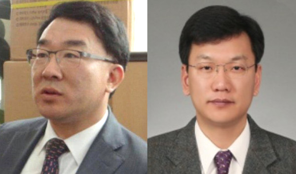 CEOs Jeon Hong Ryul (left) and Sung Ki-hong