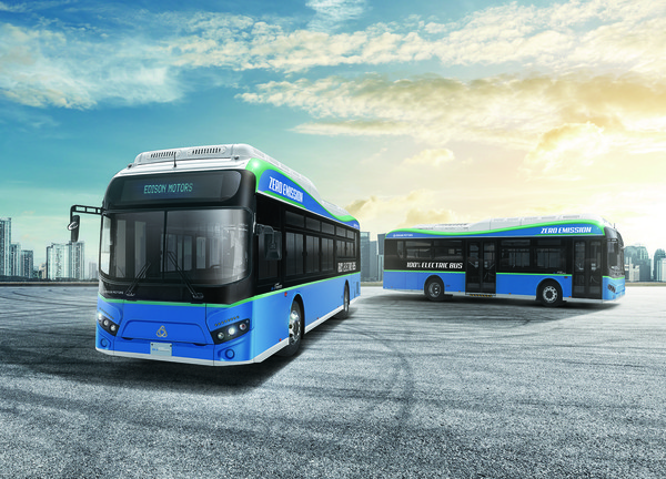 Low-floor electric bus NEW e-FIBIRD of Edison Motors