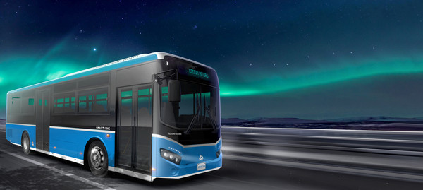 A zero-emission, high-performance Smart 11H electric bus of Edison Motors