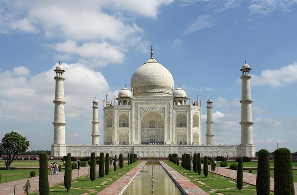 Taj Mahal, Agra. India has many historical, architectural masterpieces of the world.