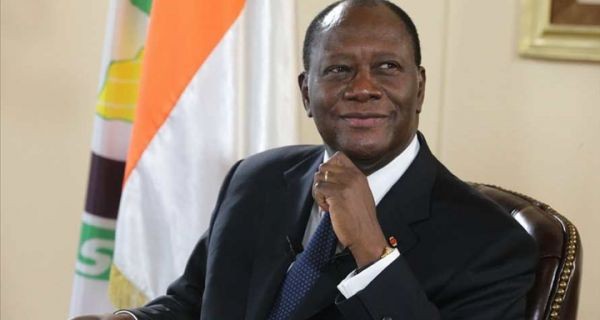 President Alassane Ouattara of Cote d'Ivoire