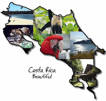 코스타리카의 지형