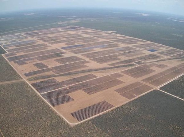 The view of 180MW solar power plant in the U.S. built by 174 Power Global, a U.S.-based corporation of Hanwha Energy/ Courtesy of Hanwha Energy