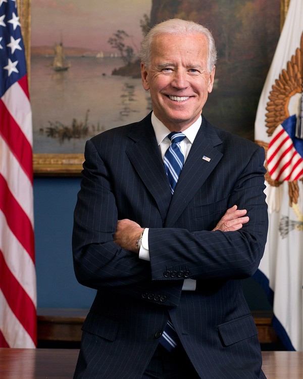Joe Biden poses for the camera after being elected as the U.S. President.