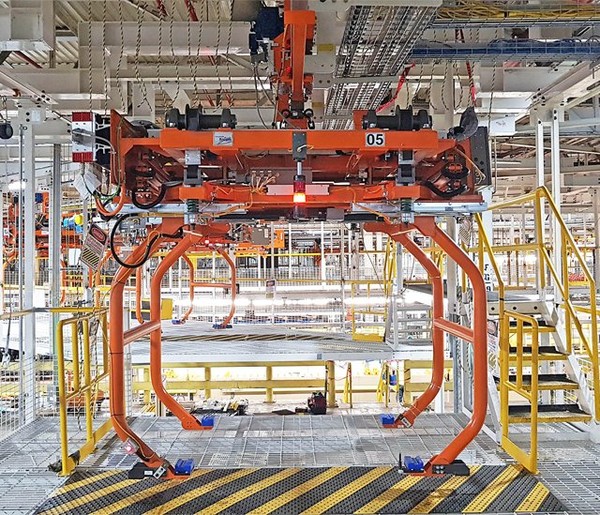 Ford's U.S. plant transportation facility that Hyundai Rotem received the order and delivered in 2016./ Courtesy of Hyundai Rotem