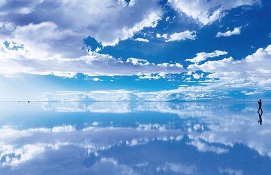 Uyuni Salt Flats, where earth and sky meet