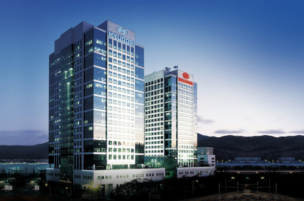 Headquarters of Hyundai and Kia Motors in Seoul