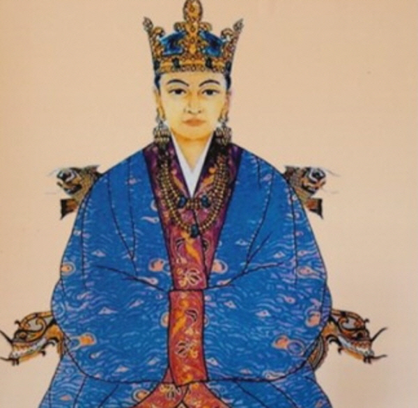 Portrait of Queen Heo of King Kim Suro of the Gaya Dynasty of Korea