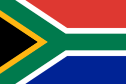 The national flag of  South Africa