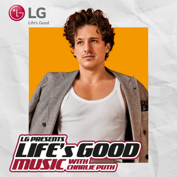 LG Electronics presents “Life’s good music” with Charlie Puth.