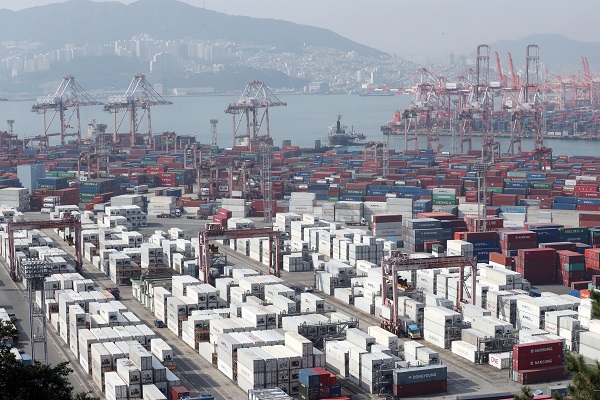 Korea’s exports in May went up 45.6 percent to $50.7 billion.