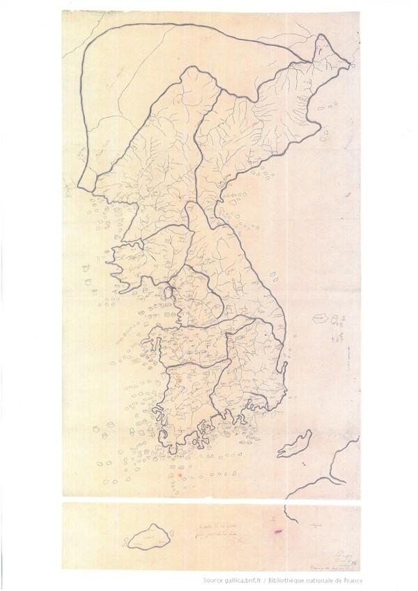 Photo of the Joseon whole map