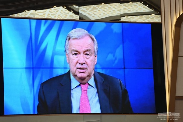 Secretary General António Manuel de Oliveira Guterres of the United Nations addressed the conference participants via a video message.