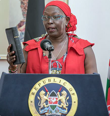 Cabinet Secretary Madam Betty C. Maina of the Ministry of Industrialization, Trade & Enterprise Development of the Republic of Kenya