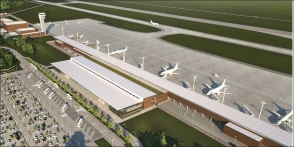 A bird's-eye view of Peru's Chinchero New International Airport Passenger Terminal