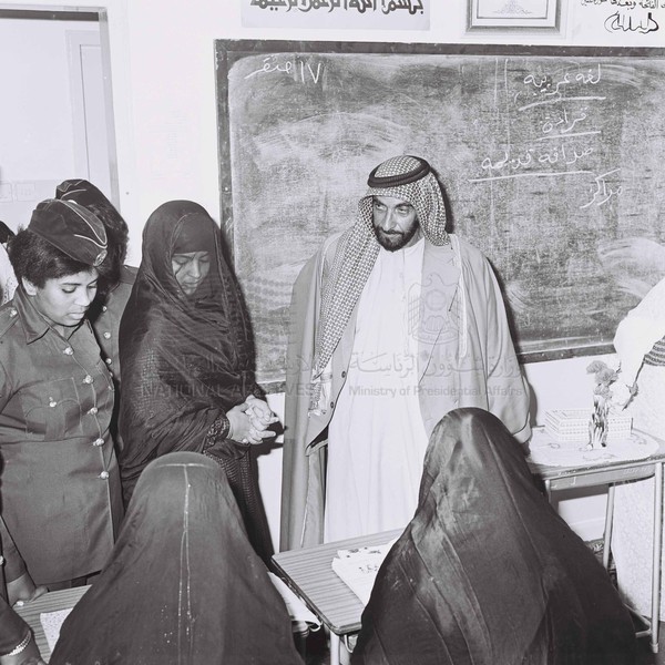 H. H. the late Sheikh Zayed bin Sultan Al Nahyan, the founder of the UAE