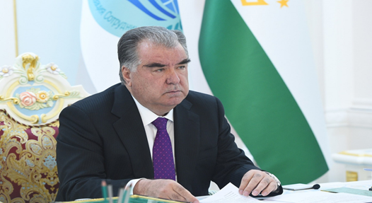 President Emomali Rahmon of the Republic of Tajikistan