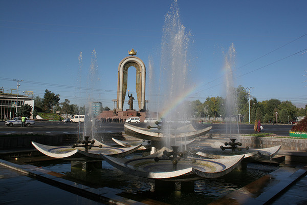 Capital city Dushanbe of Tajikistan