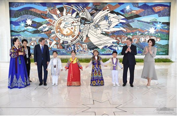 State visit of the President of the Republic of Korea Moon Jae In and the First Lady to Tashkent, April 2019.