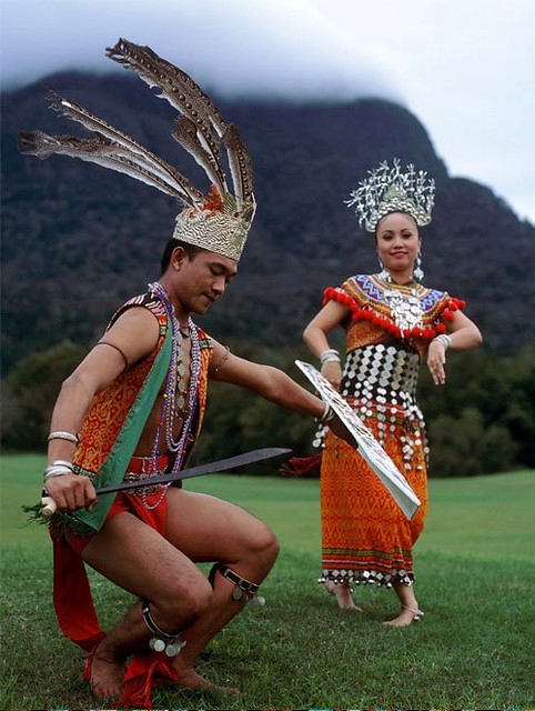 Iban tribe’s traditional dance