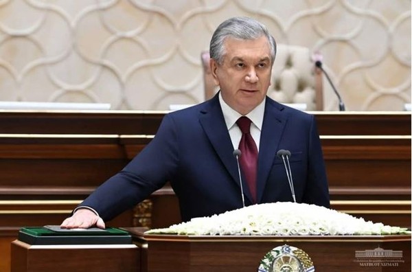 Shavkat Mirziyoyev took the oath