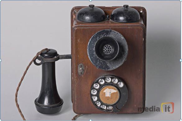 A dial-mode telephone known to have been used for the first time in early 1930s