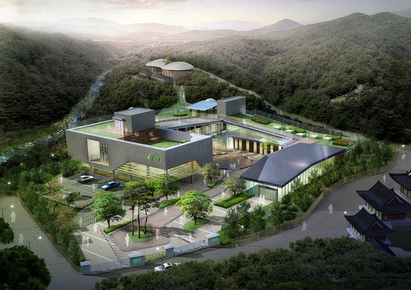 태양광 발전 설비 설치 예정인 국립공원의 북한산 생태탐방원 조감도