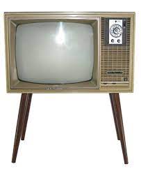 The first black/white TV in Korea developed by Gold Star in 1966