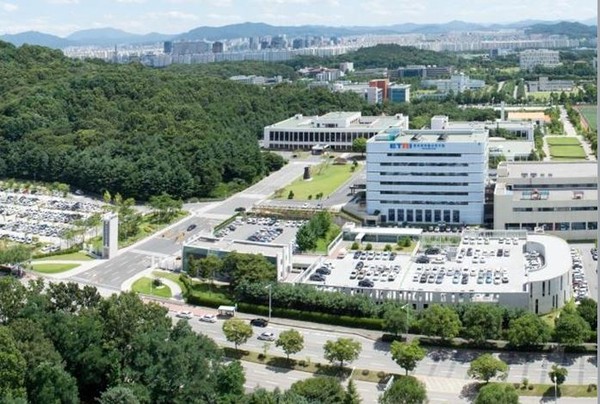 A view of the Electronics and Telecommunications Research Institute (ETRI) complex in Daejeon
