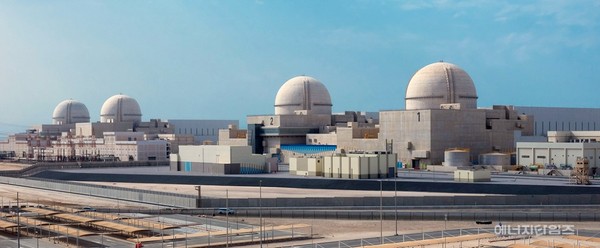 The Barakah Nuclear Energy Plant in Abu Dhabi, UAE.