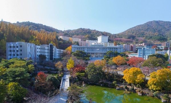 The whole view of Kyungnam University