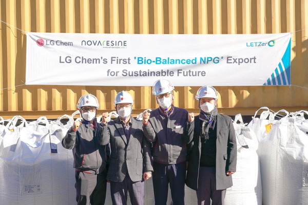 LG Chem has shipped its first exports of ‘Bio-balanced NPG (Neopentyl Glycol).'