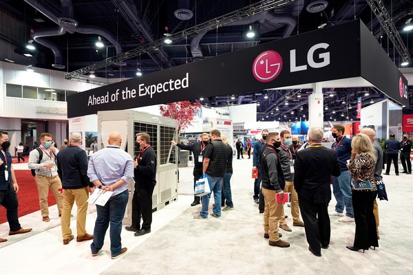 LG Electronics is showcasing its 2022 HVAC portfolio at AHR Expo in Las Vegas.
