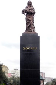 Khojaly Monument in Baku, Azerbaijan