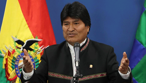 President Evo Morales of the Plurinational State of Bolivia.