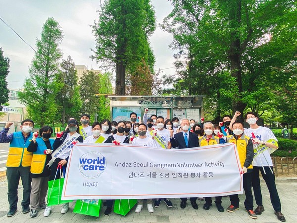 안다즈 서울 강남 임직원 봉사 활동 진행