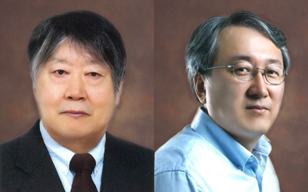 Oh Saeng-geun, honorary professor at Seoul National University (left), and Lee Seong-whan, professor at Korea University