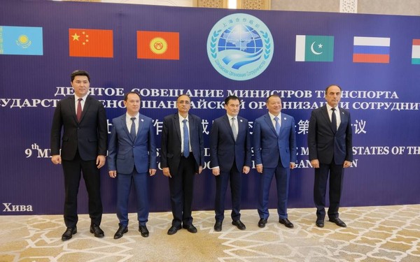 Participants of the ninth meeting of transport ministers of the Shanghai Cooperation Organization