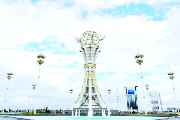 The monument for peace, Ashgabat City, Turkmenistan