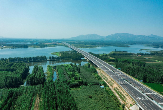 Beijing-Taipei expressway, a smart expressway that is expected to link Beijing and Taipei, southeast China’s Taiwan, upon completion. (Photo/Courtesy of Shandong Hi-Speed Group)