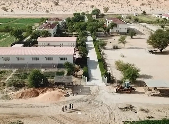 Photo shows an animal husbandry technology demonstration center aided by China in Mauritania. (Photo courtesy of the demonstration center)