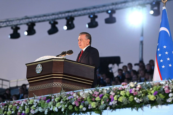 President of the Republic of Uzbekistan Shavkat Mirziyoyev took part in the celebrations and congratulated Uzbekistan people on this great day, Tashkent, August 31, 2022