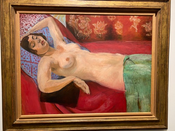 One of Henri Matisse's works is on display at the Frieze 2022 gallery.