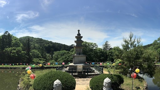 Three-story Stone Pagoda at Taean Temple in Gokseong
